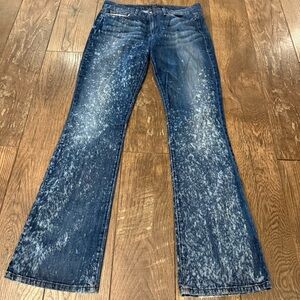 Joes Jeans Socialite Flare Splatter‎ Womens Size 30